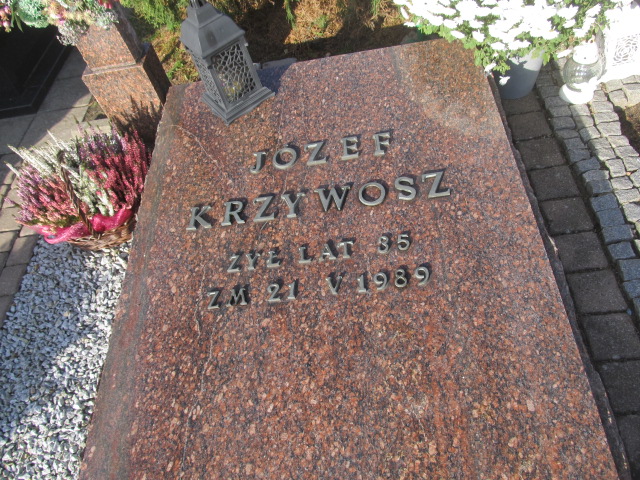 Józef KRZYWOSZ 1954 Ełk - Grobonet - Wyszukiwarka osób pochowanych