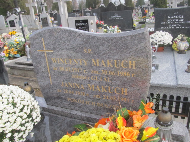 Wincenty MAKUCH 1917 Ełk - Grobonet - Wyszukiwarka osób pochowanych