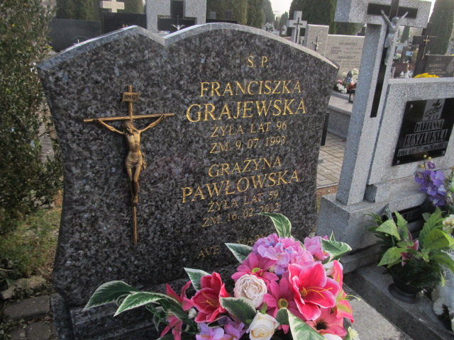 Franciszka GRAJEWSKA 1897 Ełk - Grobonet - Wyszukiwarka osób pochowanych