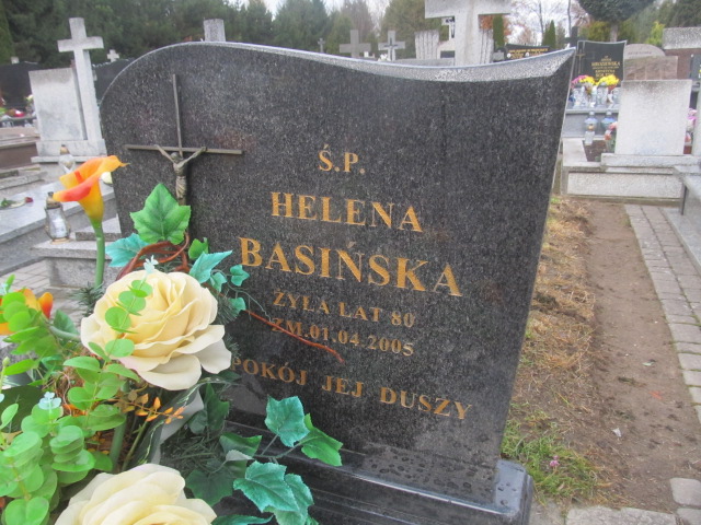 Helena Basińska 1925 Ełk - Grobonet - Wyszukiwarka osób pochowanych
