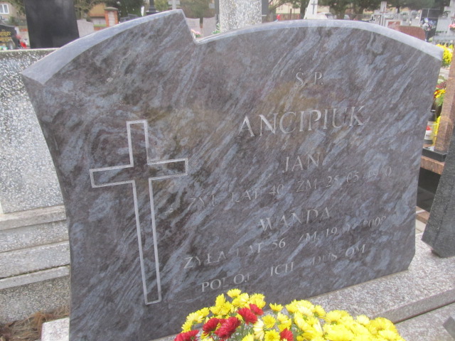 Jan ANCIPIUK 1950 Ełk - Grobonet - Wyszukiwarka osób pochowanych