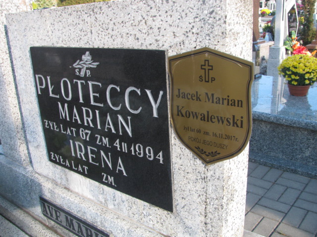 Jacek Marian KOWALEWSKI 1957 Ełk - Grobonet - Wyszukiwarka osób pochowanych