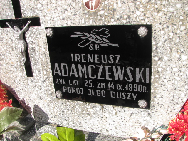 Ireneusz ADAMCZEWSKI 1965 Ełk - Grobonet - Wyszukiwarka osób pochowanych