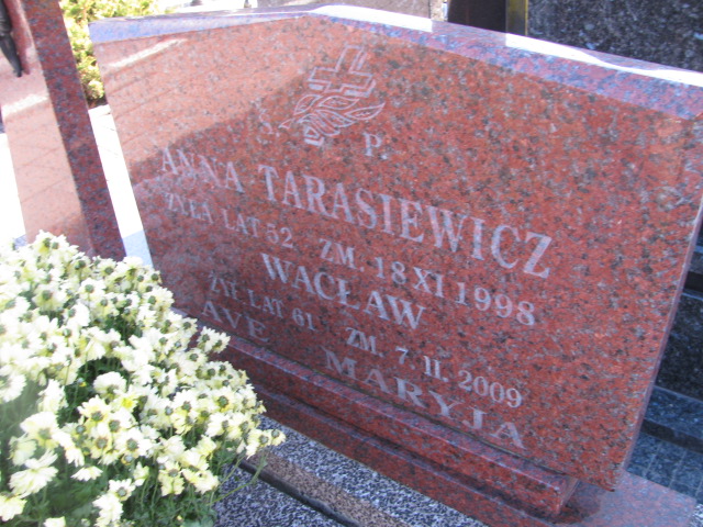 Anna TARASIEWICZ 1946 Ełk - Grobonet - Wyszukiwarka osób pochowanych