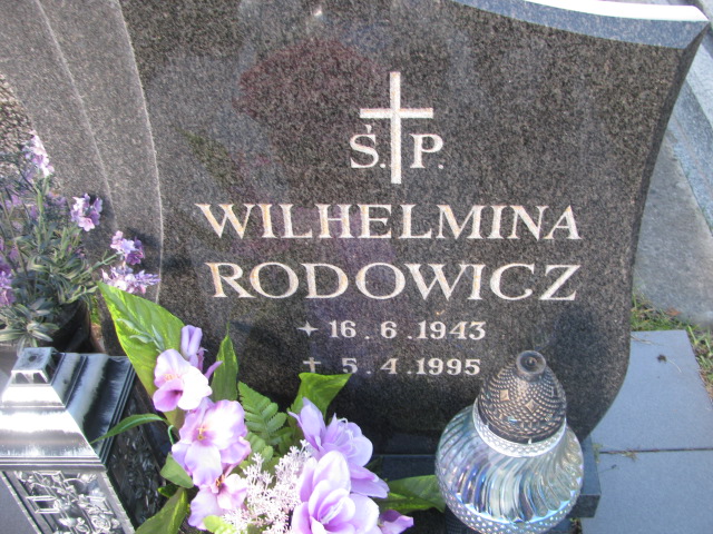 Wilhelmina RODOWICZ 1943 Ełk - Grobonet - Wyszukiwarka osób pochowanych