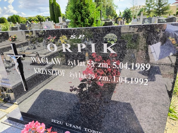 Krzysztof ORPIK 1963 Ełk - Grobonet - Wyszukiwarka osób pochowanych