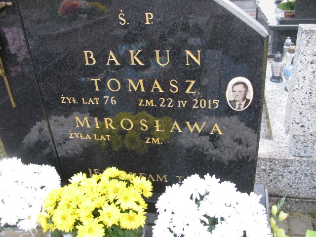 Tomasz BAKUN 1930 Ełk - Grobonet - Wyszukiwarka osób pochowanych