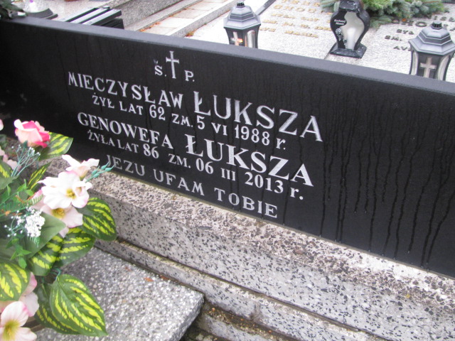 Mieczysław ŁUKSZA 1926 Ełk - Grobonet - Wyszukiwarka osób pochowanych