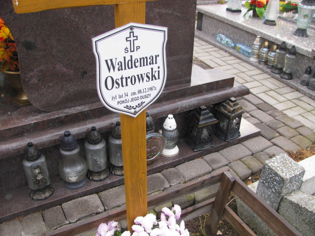 Waldemar OSTROWSKI 1953 Ełk - Grobonet - Wyszukiwarka osób pochowanych