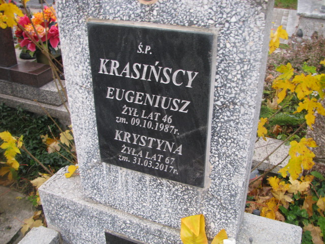 Eugeniusz KRASIŃSKI 1941 Ełk - Grobonet - Wyszukiwarka osób pochowanych