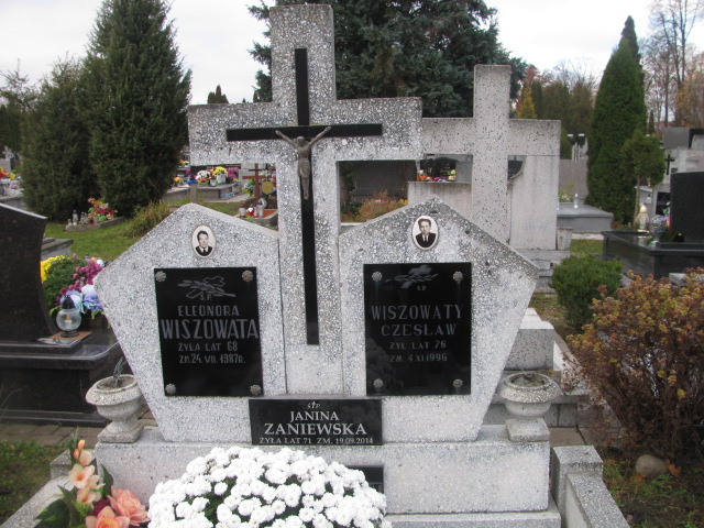 Grób JANINA ZANIEWSKA