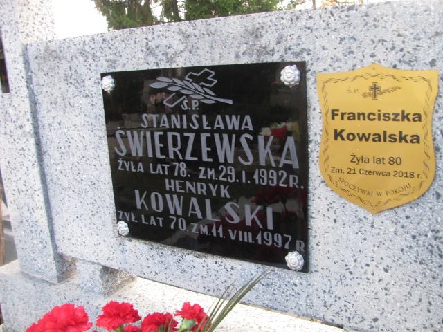 Stanisława ŚWIERZEWSKA 1914 Ełk - Grobonet - Wyszukiwarka osób pochowanych