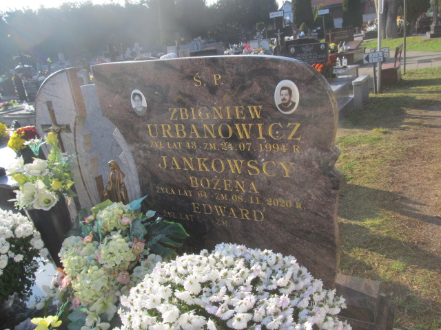 Zbigniew URBANOWICZ 1951 Ełk - Grobonet - Wyszukiwarka osób pochowanych