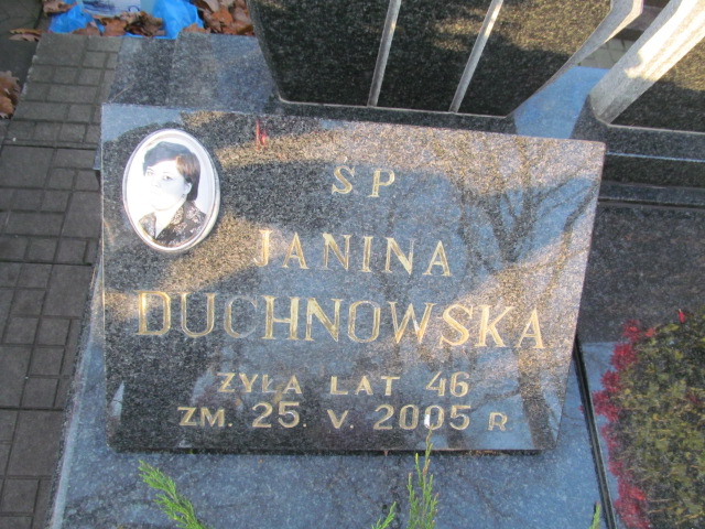 Janina Duchnowska Ełk - Grobonet - Wyszukiwarka osób pochowanych
