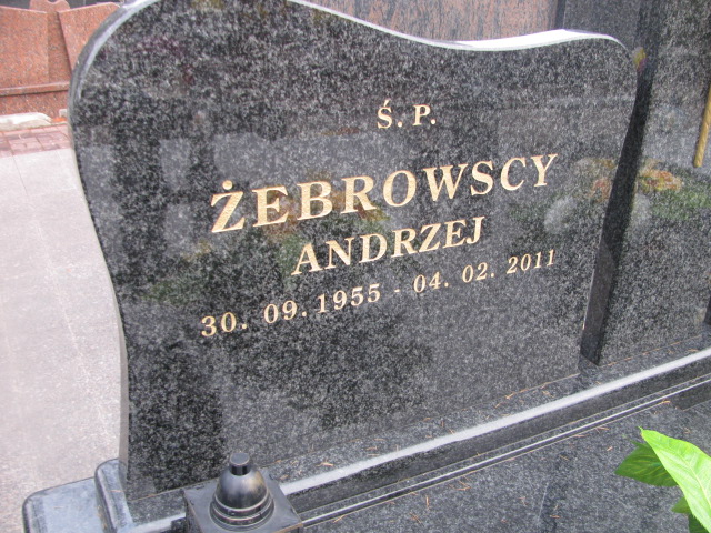 Andrzej ŻEBROWSKI 1955 Ełk - Grobonet - Wyszukiwarka osób pochowanych