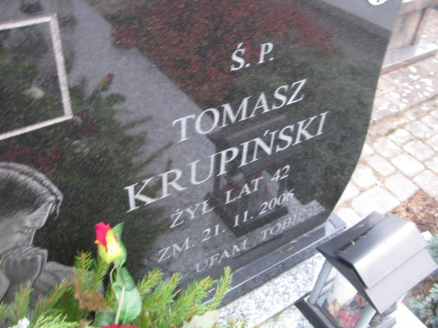 Tomasz KRUPIŃSKI 1964 Ełk - Grobonet - Wyszukiwarka osób pochowanych