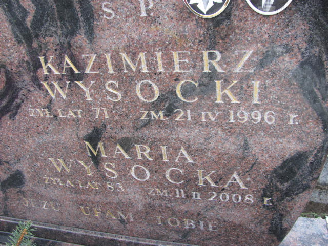 Kazimierz WYSOCKI 1925 Ełk - Grobonet - Wyszukiwarka osób pochowanych