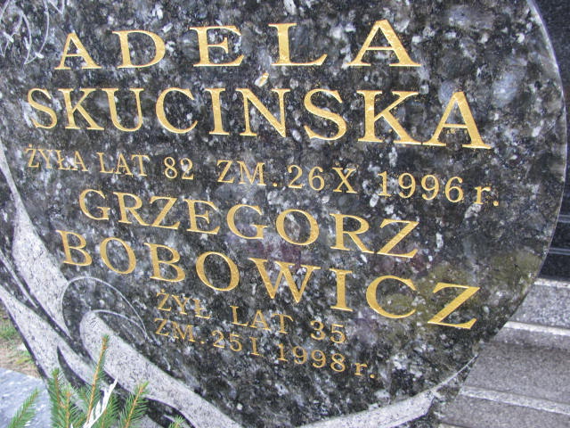 Adela SKUCIŃSKA 1914 Ełk - Grobonet - Wyszukiwarka osób pochowanych