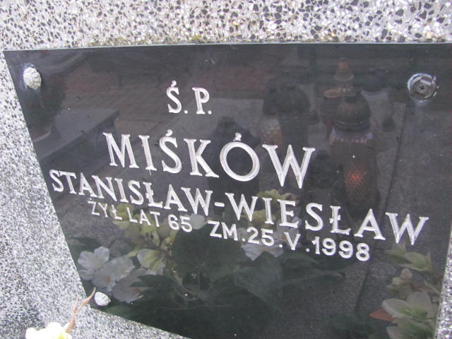 Stanisław Wiesław MIŚKÓW 1933 Ełk - Grobonet - Wyszukiwarka osób pochowanych