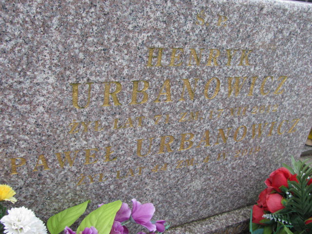 Paweł URBANOWICZ 1975 Ełk - Grobonet - Wyszukiwarka osób pochowanych