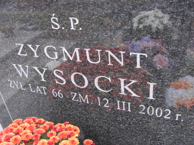Zygmunt WYSOCKI 1935 Ełk - Grobonet - Wyszukiwarka osób pochowanych