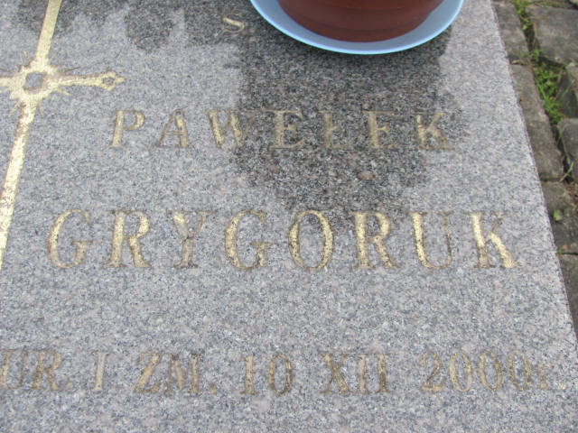 Paweł GRYGORUK 2000 Ełk - Grobonet - Wyszukiwarka osób pochowanych