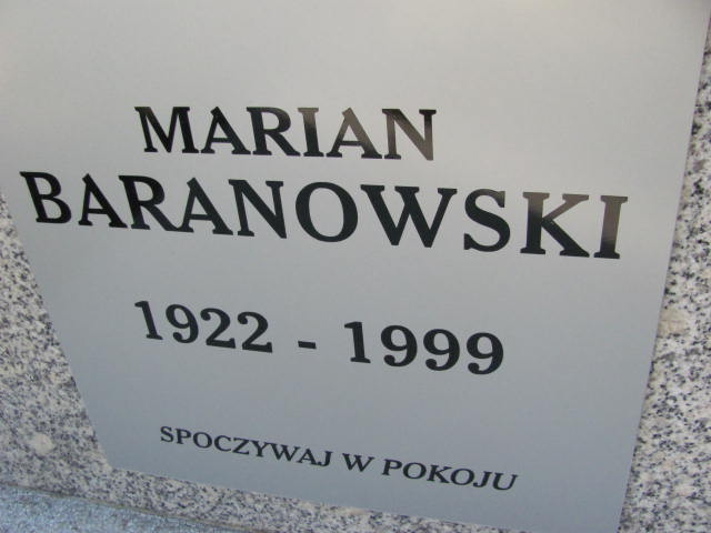 Marian BARANOWSKI 1922 Ełk - Grobonet - Wyszukiwarka osób pochowanych