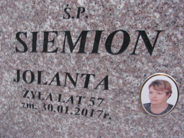 Jolanta SIEMION 1960 Ełk - Grobonet - Wyszukiwarka osób pochowanych