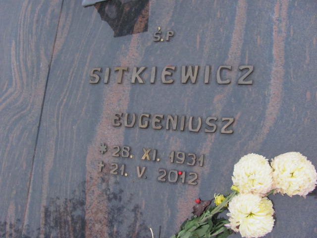 Eugeniusz SITKIEWICZ 1931 Ełk - Grobonet - Wyszukiwarka osób pochowanych