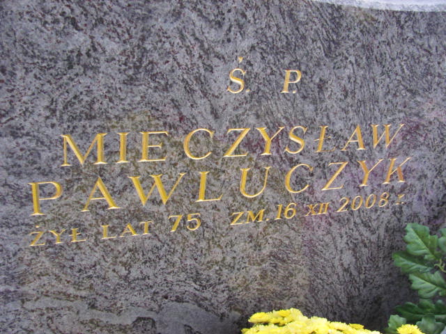 Mieczysław Pawluczyk 1933 Ełk - Grobonet - Wyszukiwarka osób pochowanych