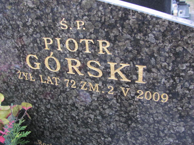 Piotr GÓRSKI 1937 Ełk - Grobonet - Wyszukiwarka osób pochowanych