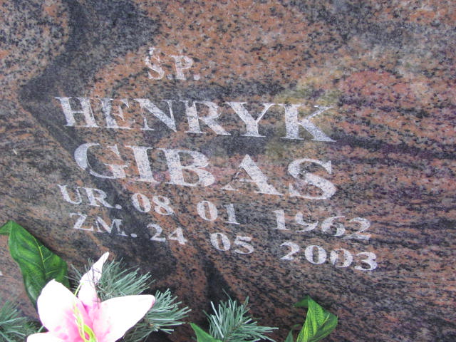 Henryk GIBAS 1962 Ełk - Grobonet - Wyszukiwarka osób pochowanych