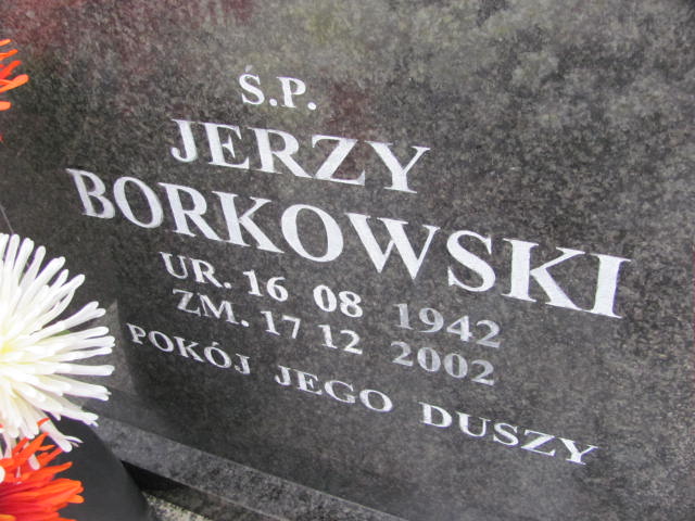 Jerzy BORKOWSKI 1942 Ełk - Grobonet - Wyszukiwarka osób pochowanych