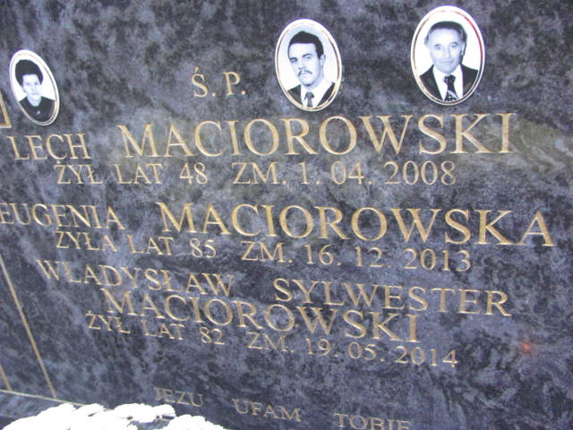 Eugenia MACIOROWSKA 1928 Ełk - Grobonet - Wyszukiwarka osób pochowanych