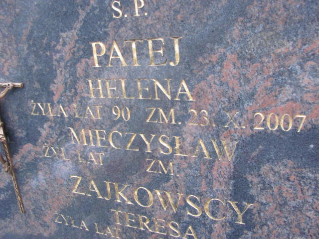 Helena PATEJ 1917 Ełk - Grobonet - Wyszukiwarka osób pochowanych