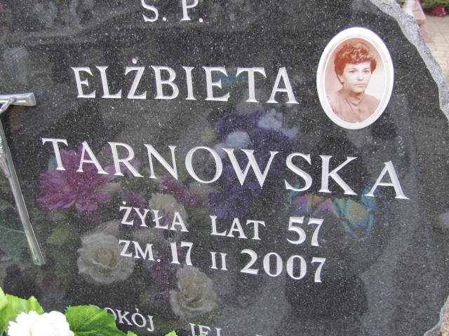 Elżbieta TARNOWSKA 1950 Ełk - Grobonet - Wyszukiwarka osób pochowanych