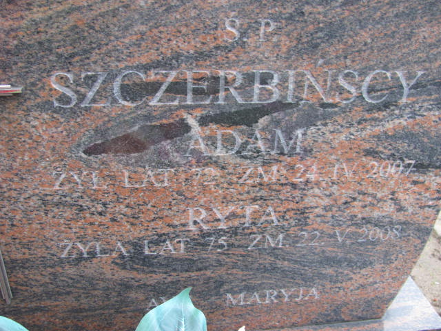 Adam SZCZERBIŃSKI 1935 Ełk - Grobonet - Wyszukiwarka osób pochowanych