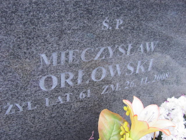 Mieczysław ORŁOWSKI 1947 Ełk - Grobonet - Wyszukiwarka osób pochowanych