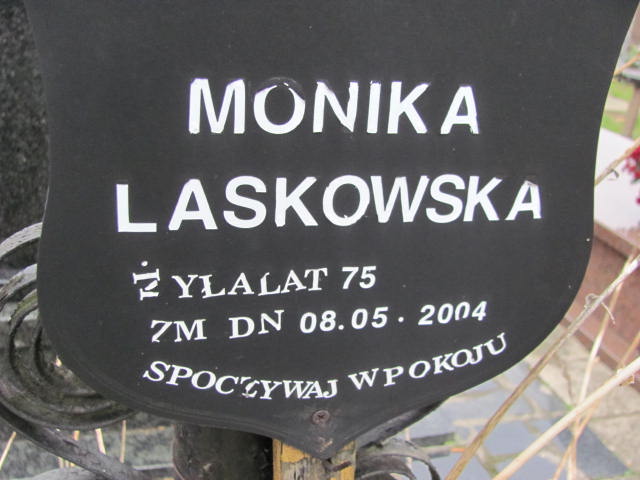 Monika LASKOWSKA 1929 Ełk - Grobonet - Wyszukiwarka osób pochowanych