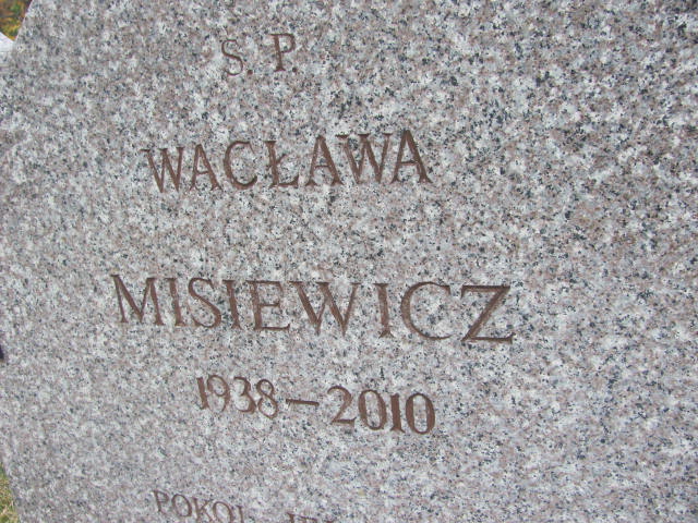 Wacława MISIEWICZ 1938 Ełk - Grobonet - Wyszukiwarka osób pochowanych