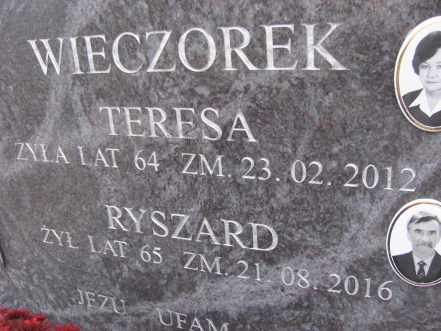 Teresa WIECZOREK 1948 Ełk - Grobonet - Wyszukiwarka osób pochowanych