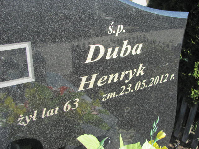 Henryk DUBA 1949 Ełk - Grobonet - Wyszukiwarka osób pochowanych