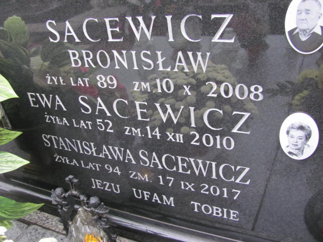 Stanisława SACEWICZ 1923 Ełk - Grobonet - Wyszukiwarka osób pochowanych