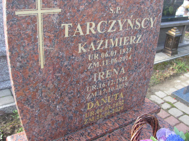 Irena TARCZYŃSKA 1928 Ełk - Grobonet - Wyszukiwarka osób pochowanych