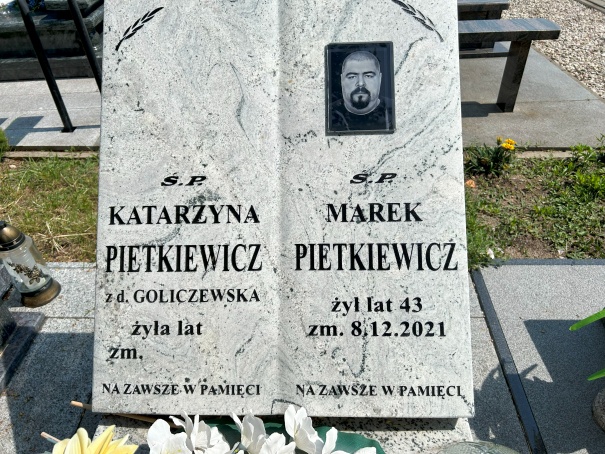 Marek Pietkiewicz  1978 Ełk - Grobonet - Wyszukiwarka osób pochowanych