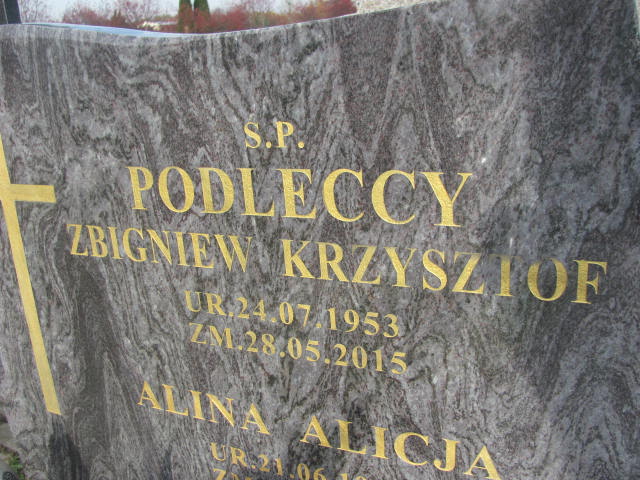 Zbigniew PODLECKI 1953 Ełk - Grobonet - Wyszukiwarka osób pochowanych