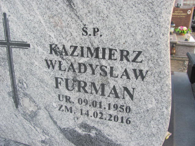 Kazimierz FURMAN 1950 Ełk - Grobonet - Wyszukiwarka osób pochowanych
