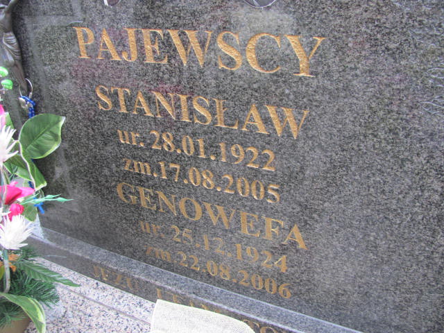 Genowefa Pajewska 1924 Ełk - Grobonet - Wyszukiwarka osób pochowanych