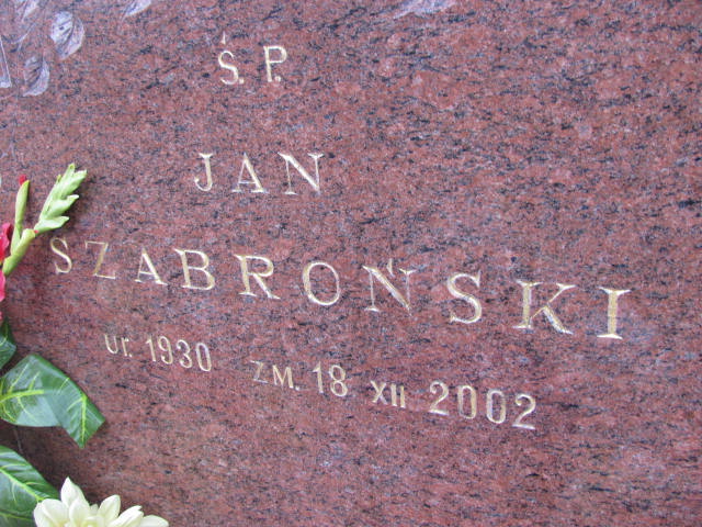 Jan SZABROŃSKI 1930 Ełk - Grobonet - Wyszukiwarka osób pochowanych