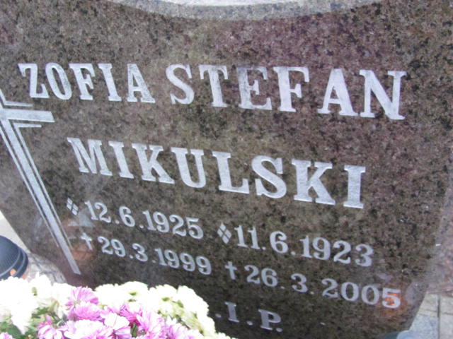 Zofia MIKULSKA 1925 Ełk - Grobonet - Wyszukiwarka osób pochowanych